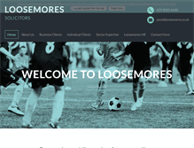 Tablet Screenshot of loosemores.co.uk